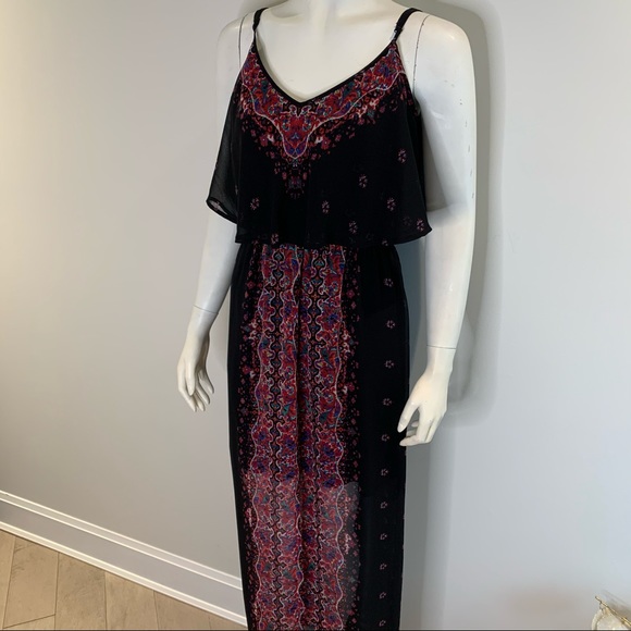 Casual Patterned Maxi Dress - Picture 3 of 8